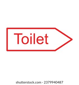 toilet direction icon vector illustration design