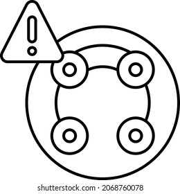 Toilet Glass based Body Scale Concept Vector Icon Design, Weight Measuring device Error Symbol, Mass balances Sign, calibration and Vibration Stock Illustration