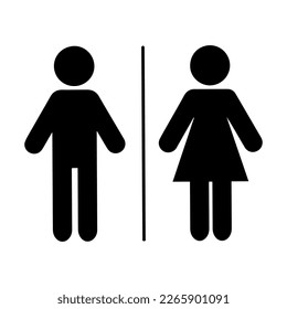 toilet icn,sign vector isolated on background