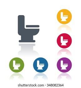 Toilet Icon Stock Vector (Royalty Free) 348082364 | Shutterstock