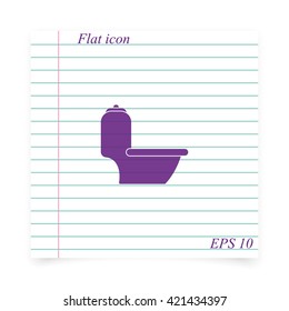 Toilet icon.