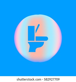 toilet, icon