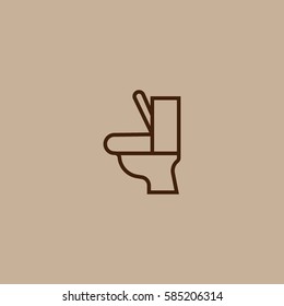 toilet, icon
