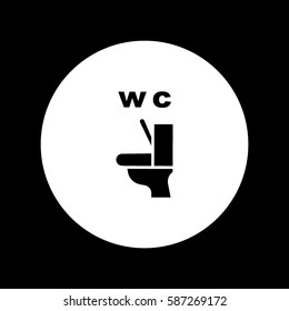 toilet, icon