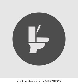 toilet, icon