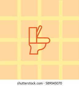 toilet, icon