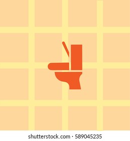 toilet, icon