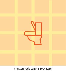 toilet, icon