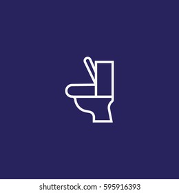 toilet, icon