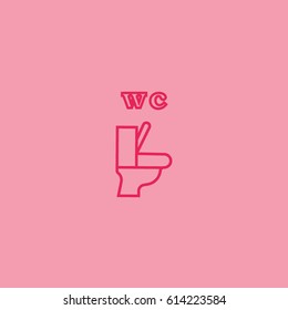toilet, icon