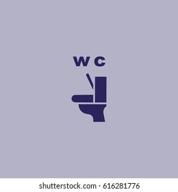 toilet, icon