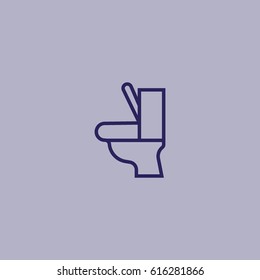 toilet, icon