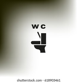 toilet, icon