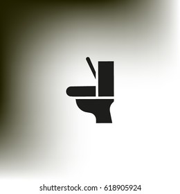 toilet, icon