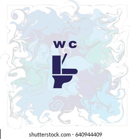 toilet, icon