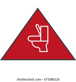 toilet, icon