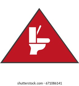 toilet, icon