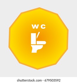 toilet, icon