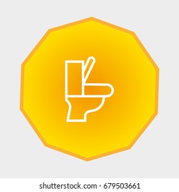 toilet, icon