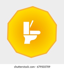 toilet, icon