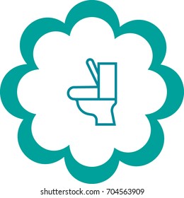 toilet, icon