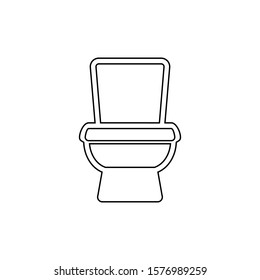 Toilet icon. Bathroom symbol. Logo design element