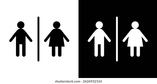 Toilet icon concept, vector illustration