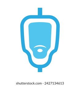 Toilet icon design template vector