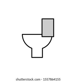 toilet icon design vector template