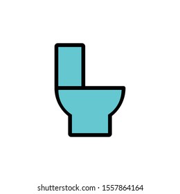 toilet icon design vector template