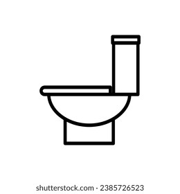 plantilla vectorial de diseño de icono de inodoros