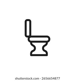 toilet icon is designed in a visually appealing and easily recognizable style. It’s suitable for various visual needs such as apps, digital media, or other graphic design projects