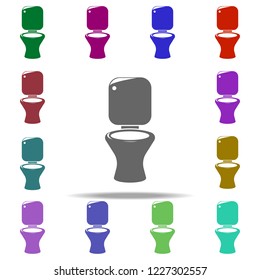toilet icon. Elements of Bathroom in multi color style icons. Simple icon for websites, web design, mobile app, info graphics