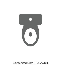 Toilet Icon, flat design style