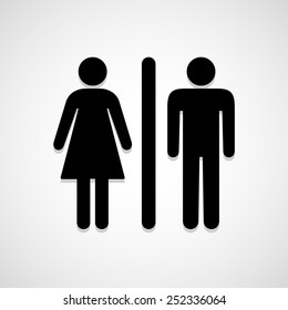 Toilet icon great for any use. Vector EPS10.