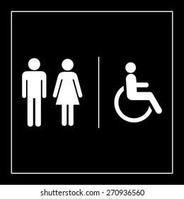 Toilet icon great for any use. Vector EPS10.
