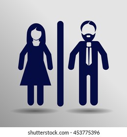 Toilet icon great for any use. Vector EPS10.
