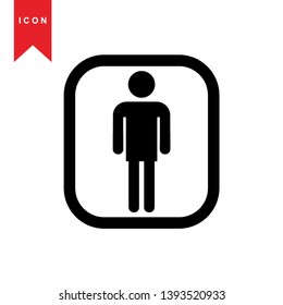 toilet icon illustration isolated vector sign symbol - Vector