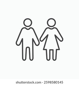 Toilet icon isolated on white background