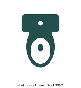 Toilet Icon isolated vector flat design