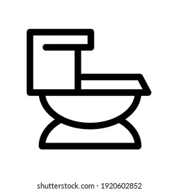 toilet icon or logo isolated sign symbol vector illustration - high quality black style vector icons
