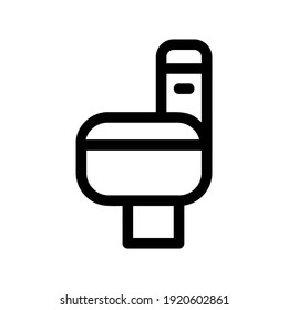 toilet icon or logo isolated sign symbol vector illustration - high quality black style vector icons
