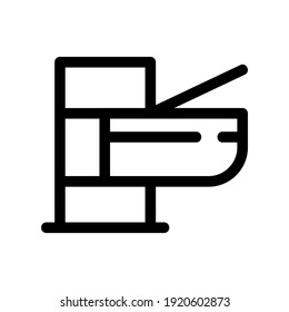 toilet icon or logo isolated sign symbol vector illustration - high quality black style vector icons
