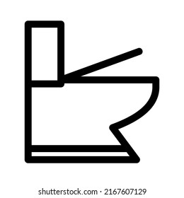 toilet icon or logo isolated sign symbol vector illustration - high quality black style vector icons

