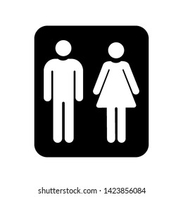 Toilet icon logo vector design template