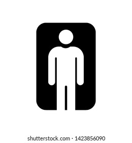 Toilet icon logo vector design template