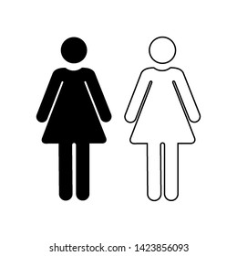 Toilet icon logo vector design template