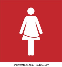 Toilet icon, male, female