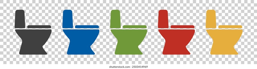 toilet icon on a white background.