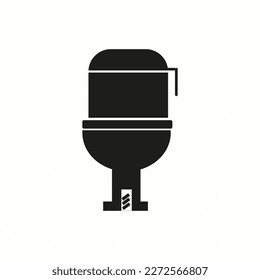 Toilet Icon. Professional, pixel perfect icons optimized for both large Vector illustration